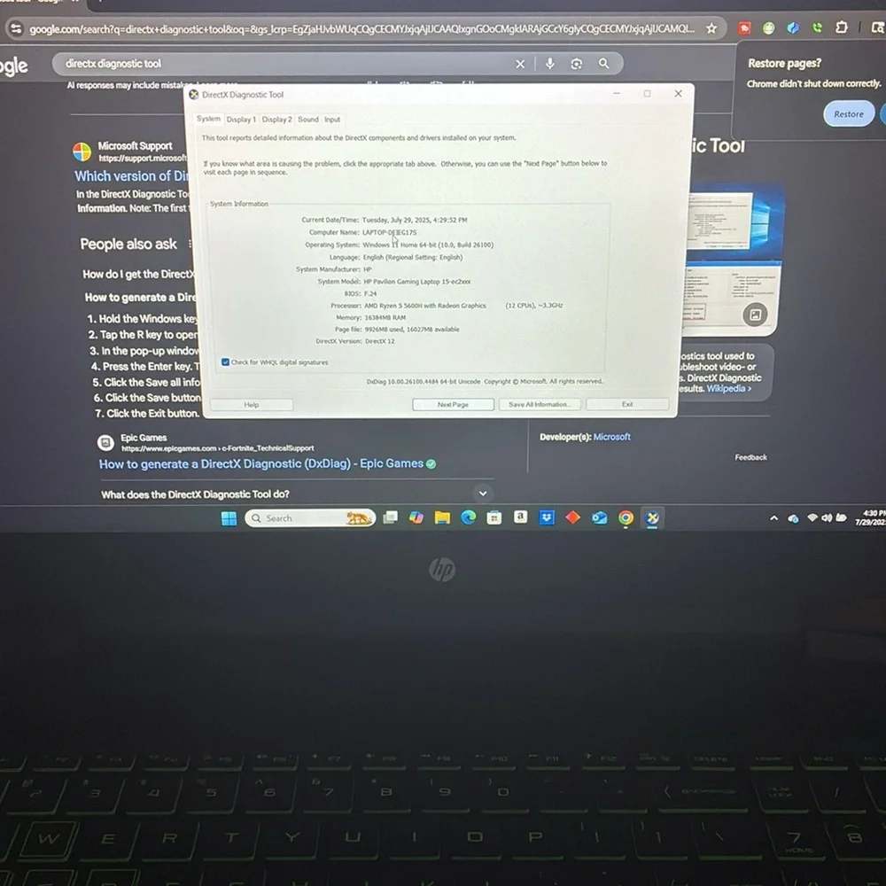 HP Pavilion 15 Gaming Laptop